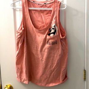 Pink panda pj set! Size M in top and S in bottoms